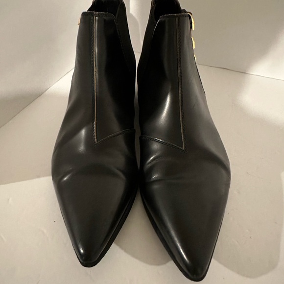 GUCCI Mens Cordovan Lux Leather Ankle Boot Black Size 38 EU - Picture 2 of 9